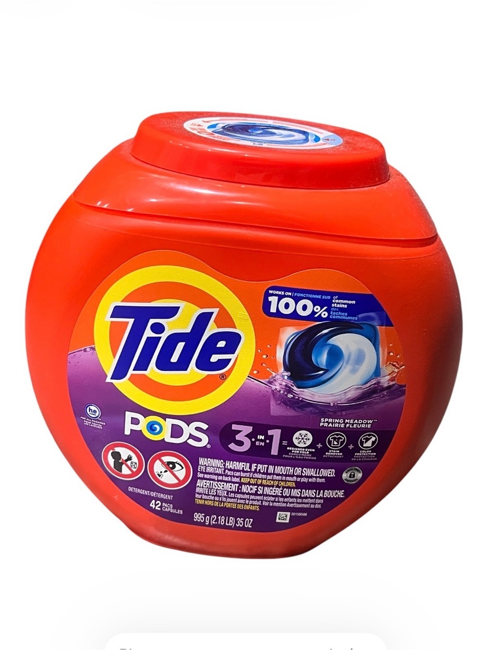 Tide PODS 3-in-1 Laundry Detergent Pacs - Red 42 pods